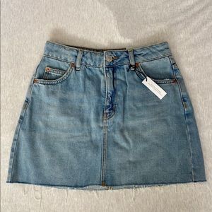 Topshop denim skirt